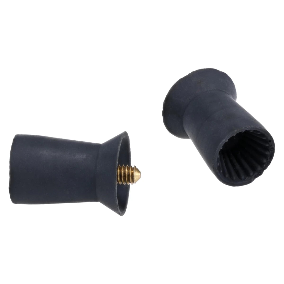 Acclean Ribbed Prophy Cups, Screw Type, Gray, 36/Box
