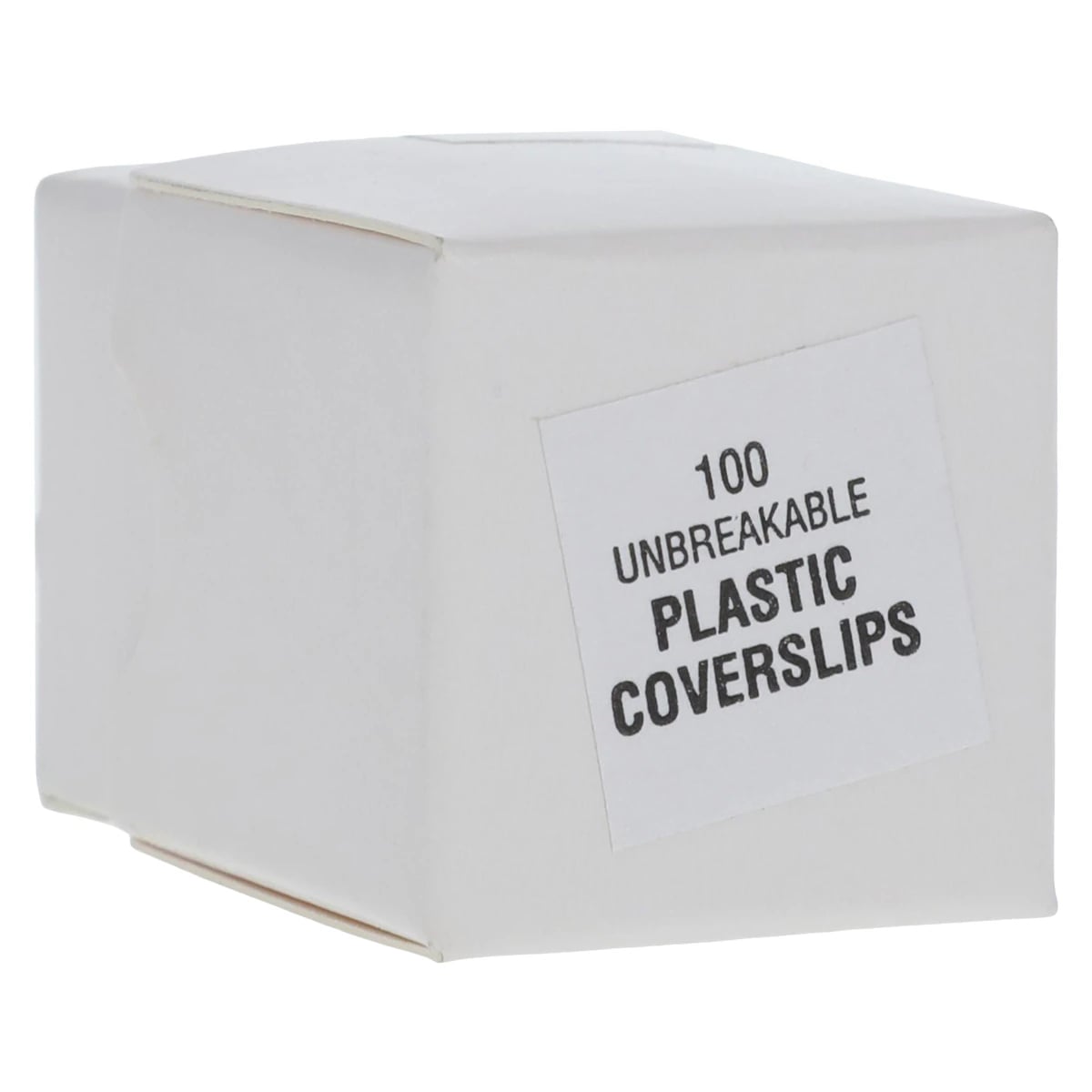Raydenco Micro Cover Slip Plastic, 22x22mm Square, 100/Box