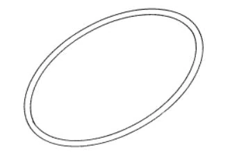 Door Gasket 6.500" OD x 0.187" C/S for Aquaclave 10, Chemiclave 4000/5000/E, MDG001