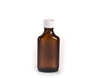 Rexam Prescription Products Amber Glass Prescription Bottle, 4 oz
