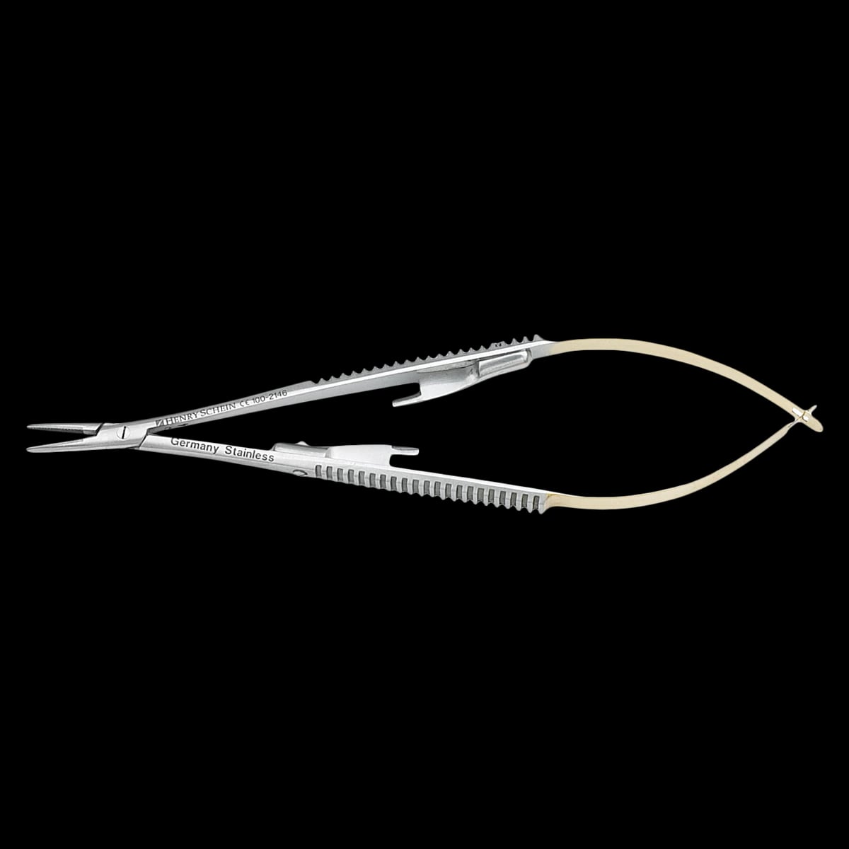 Needle Holder Castroviejo, Smooth Jaws, Stainless Steel, 5.5 in