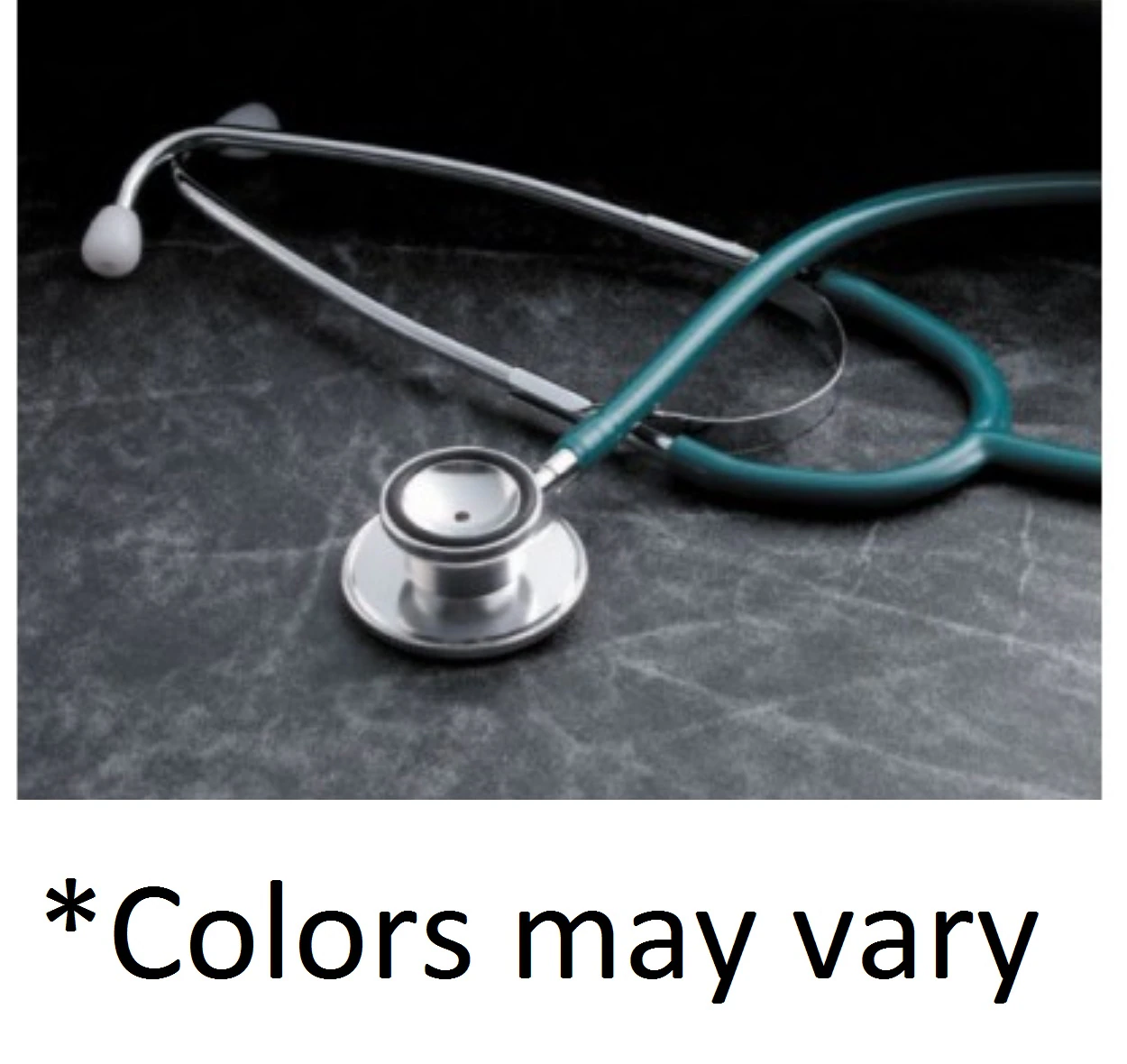 Tech-Med Basic Dual Head Stethoscope, Gray PVC Tubing