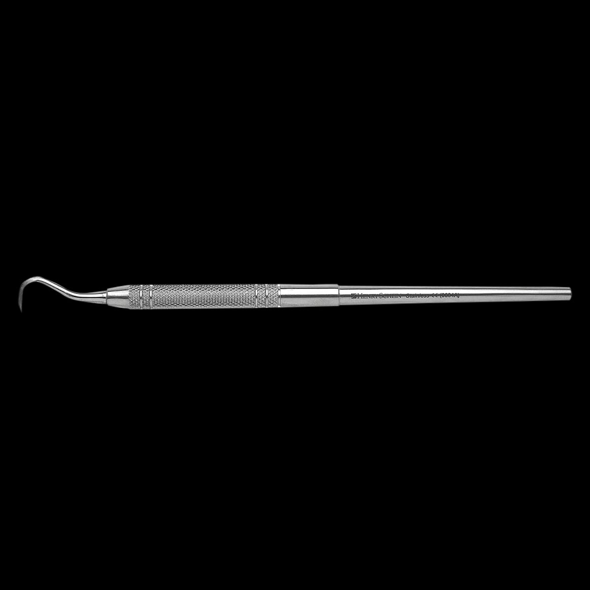 Henry Schein U15 Scaler, Single End, Solid Handle, Stainless Steel, 6.5 mm Diameter