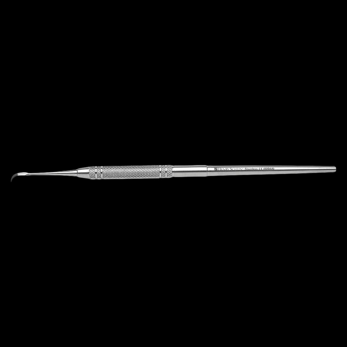 Henry Schein Scaler Single End 3, Solid Handle, Stainless Steel, 6.5 mm Diameter