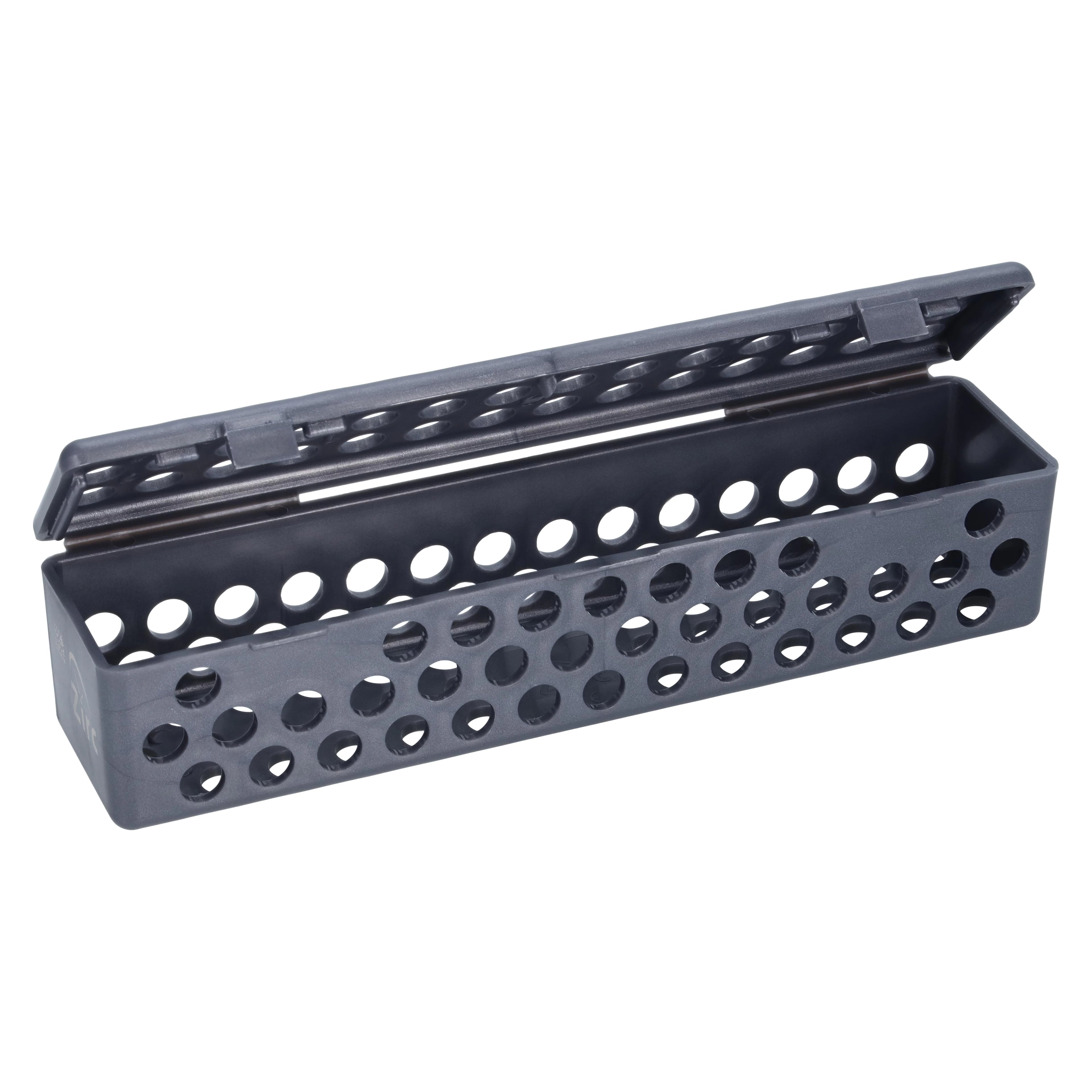 Zirc Steri-Container Standard, Gray, 8-1/8" x 1-7/8" x 1-7/8", Holds 10-14 Instruments, 1/Pk, 50Z900I