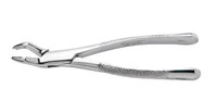 HSI Surgical Extracting Forceps, Size 53R SG, 1st and 2nd Molar Upper Right, Bayonet Pattern, Stainless Steel, Each