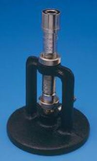 Grobet #2N Bunsen Burner, Needle Valve Gas Control, 3" Base, 4-1/2" Height, for Natural or Artificial Gas