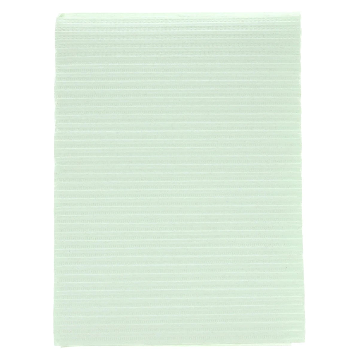 Dri-Gard Plus Patient Towels, 3-Ply Tissue/Poly, 13" x 19", Green, 500/Case