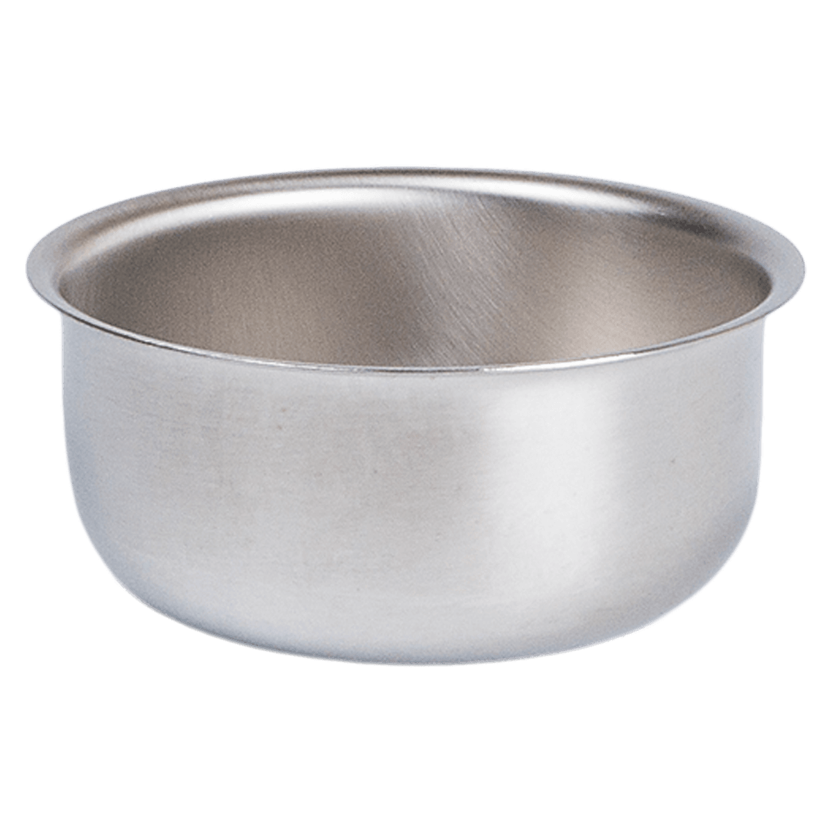Medegen Solution Basin, Round, Stainless Steel, Silver, 0.625 Qt