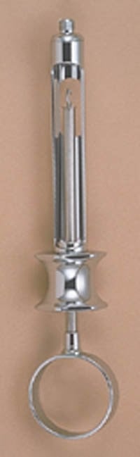 Henry Schein Aspirating Syringe, Type A, Stainless Steel, Accepts 1.8 cc Carpules, 1 Each