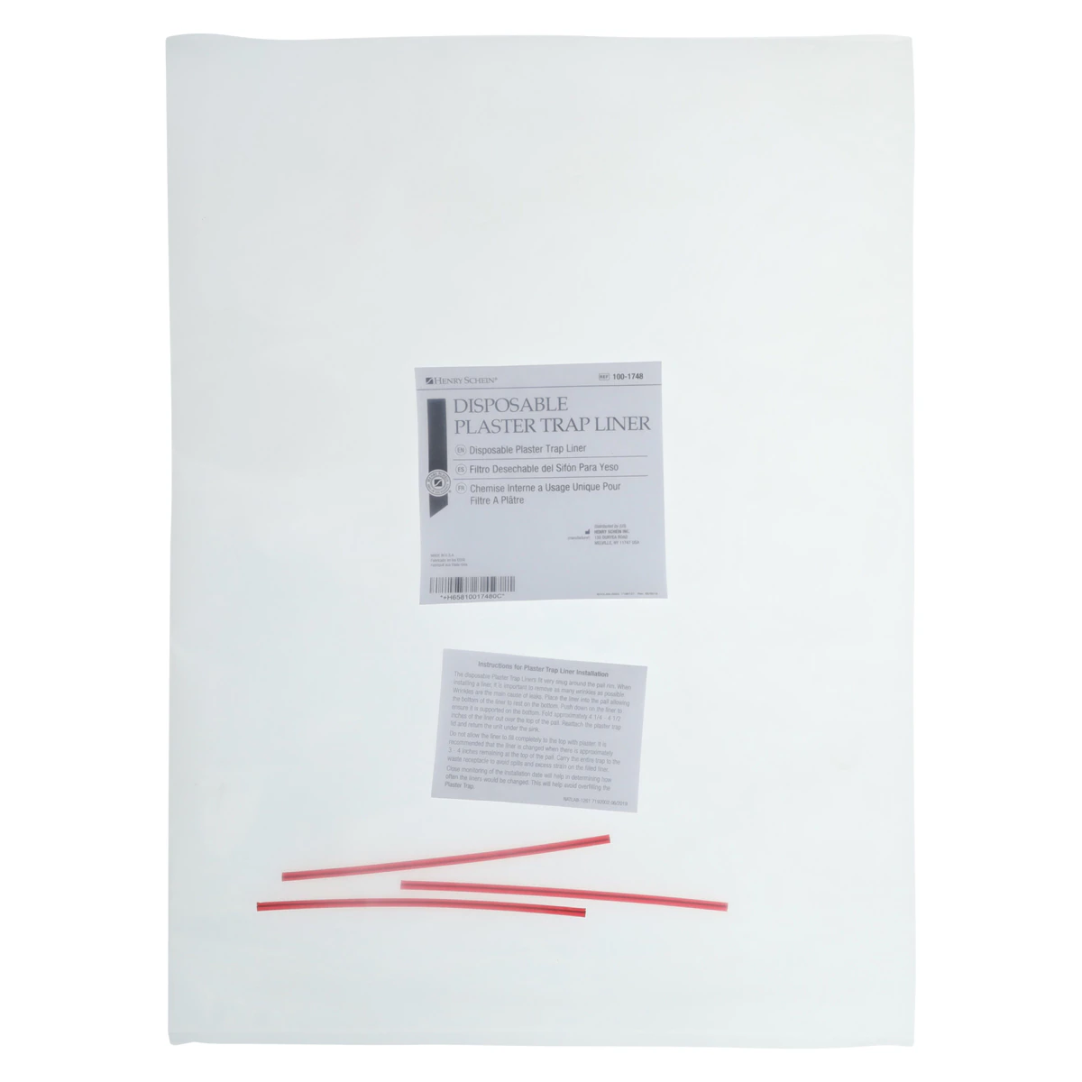 Henry Schein Plaster Trap Replacement Bag Liners, 3/Pkg