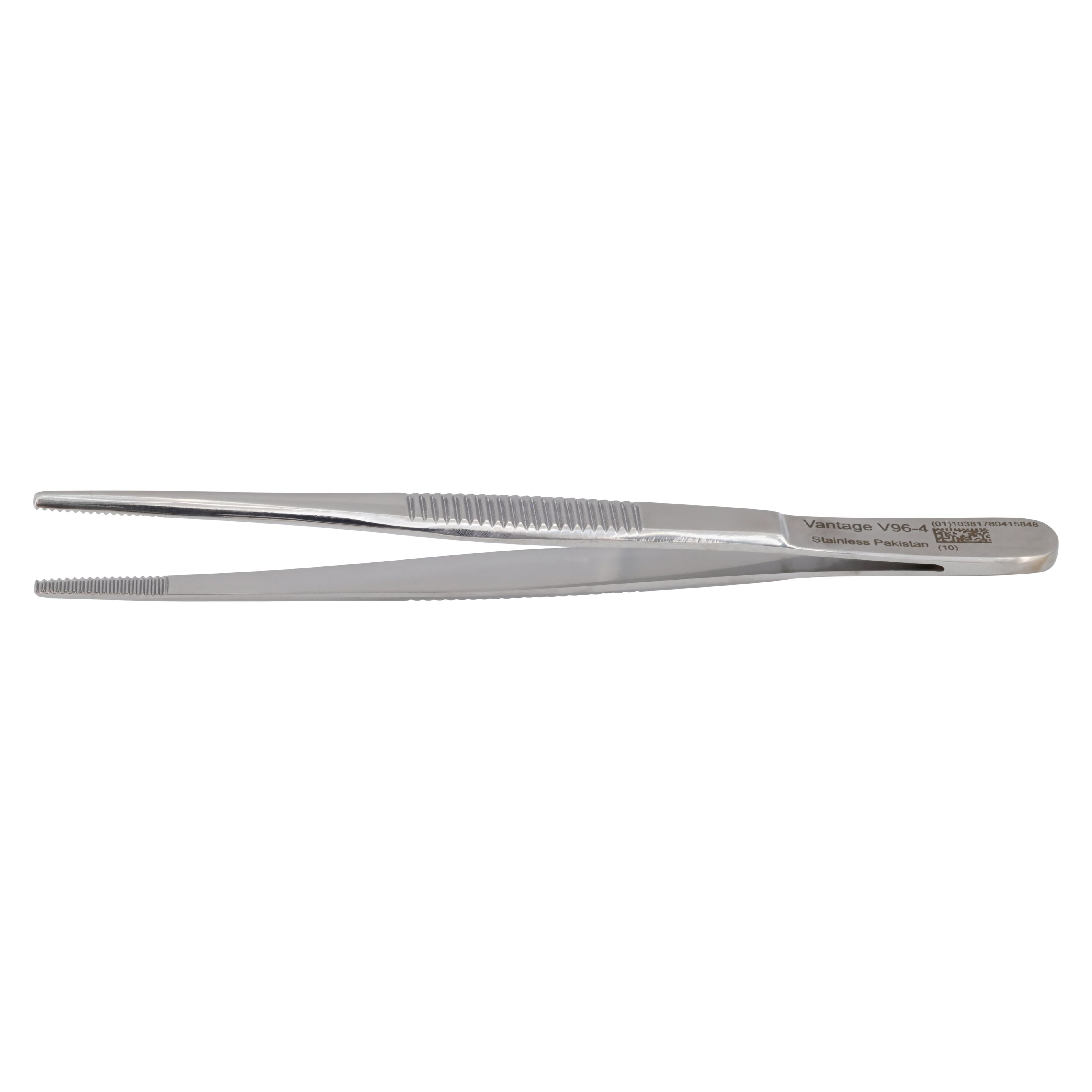 Miltex Vantage Dressing Forceps, 4.5 inch, Stainless Steel, Autoclavable, Each