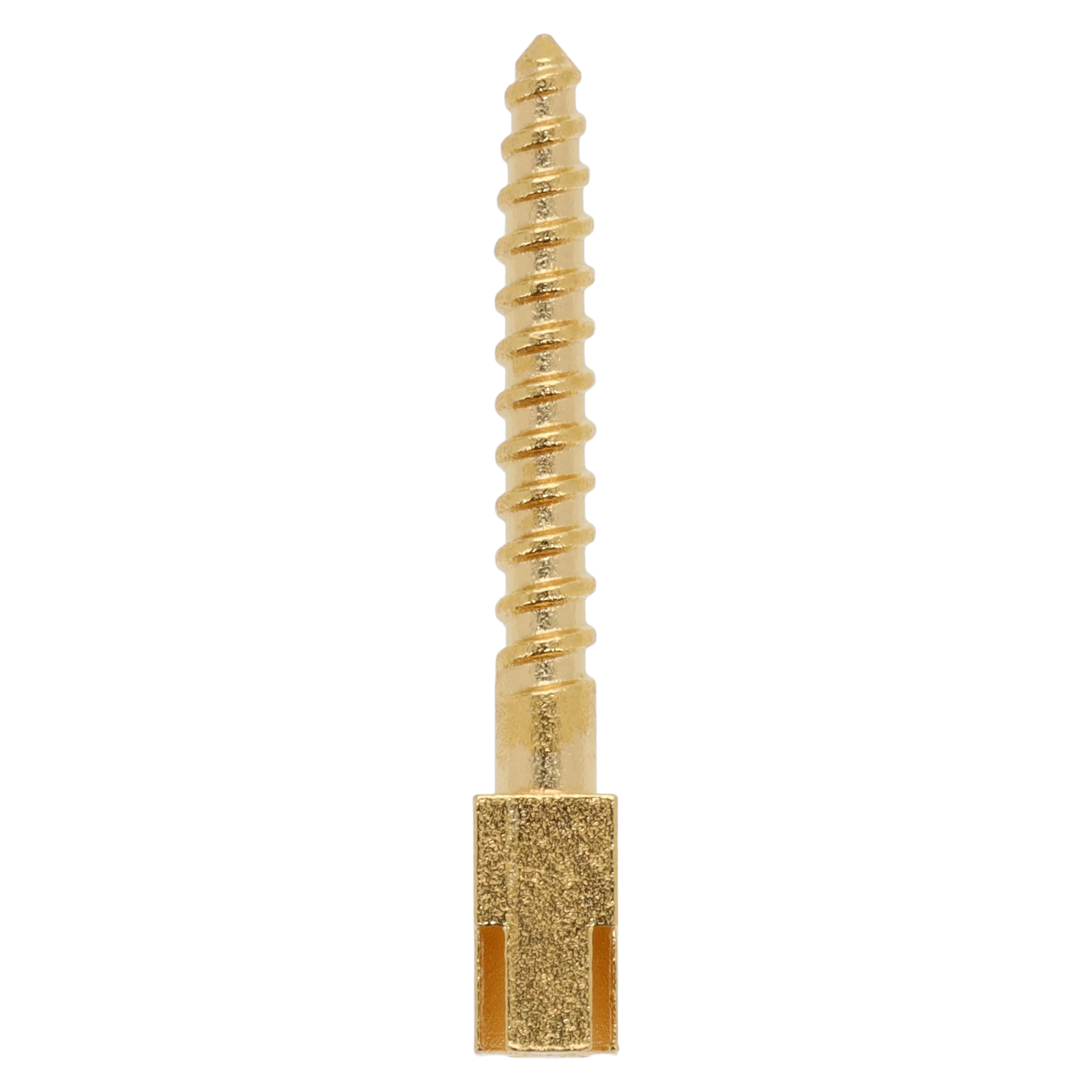 Henry Schein Gold-Plated Screw Posts, Long 12 mm, Refill, 12/Box