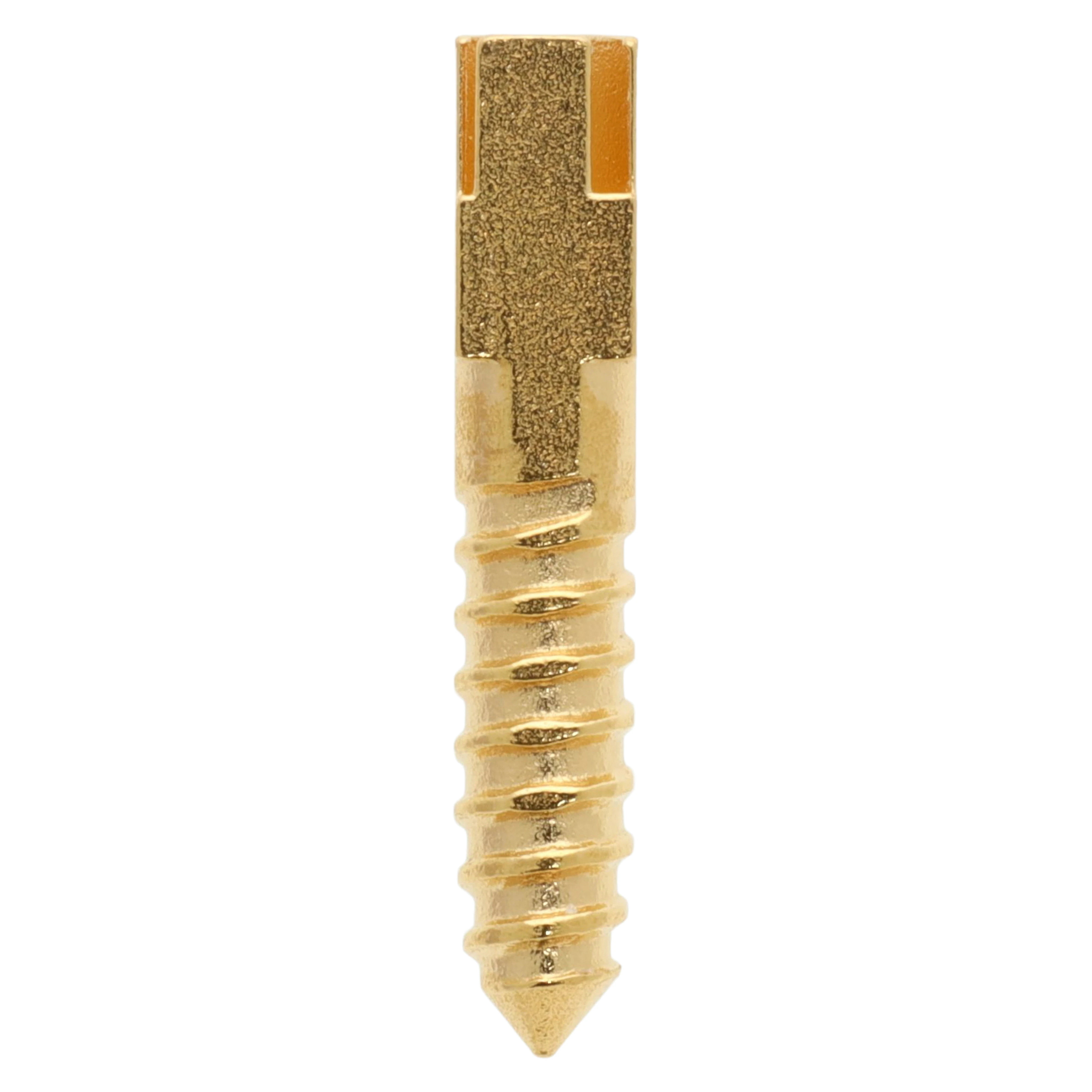 HSI Screw Posts Gold Plated Refill, Medium, 12/Box, 01KEZKNHSXJZ2637JC301CDR34