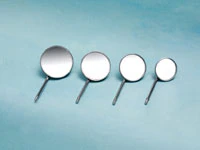 Mirror Plane Simple Stem, Head Size 3, Single Side, Stainless Steel, 12/Box
