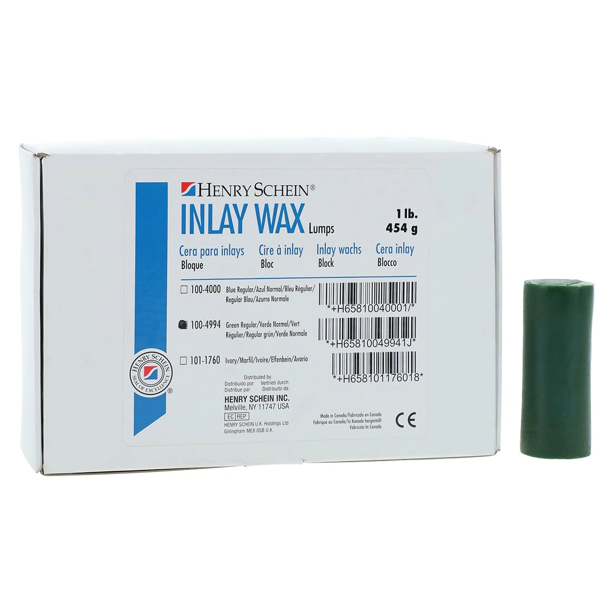 Inlay Wax Lumps, Regular, 1 lb Box