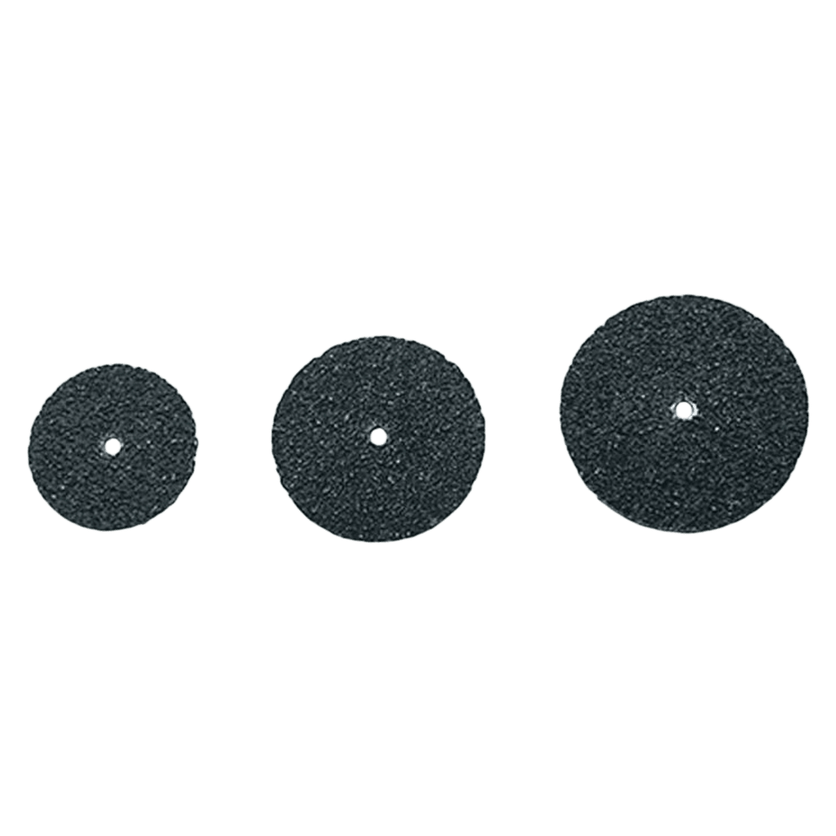 Keystone Porcelain Finishing Discs, Coarse (80 Grit), 7/8" Diameter, Silicon Carbide, 500/Box