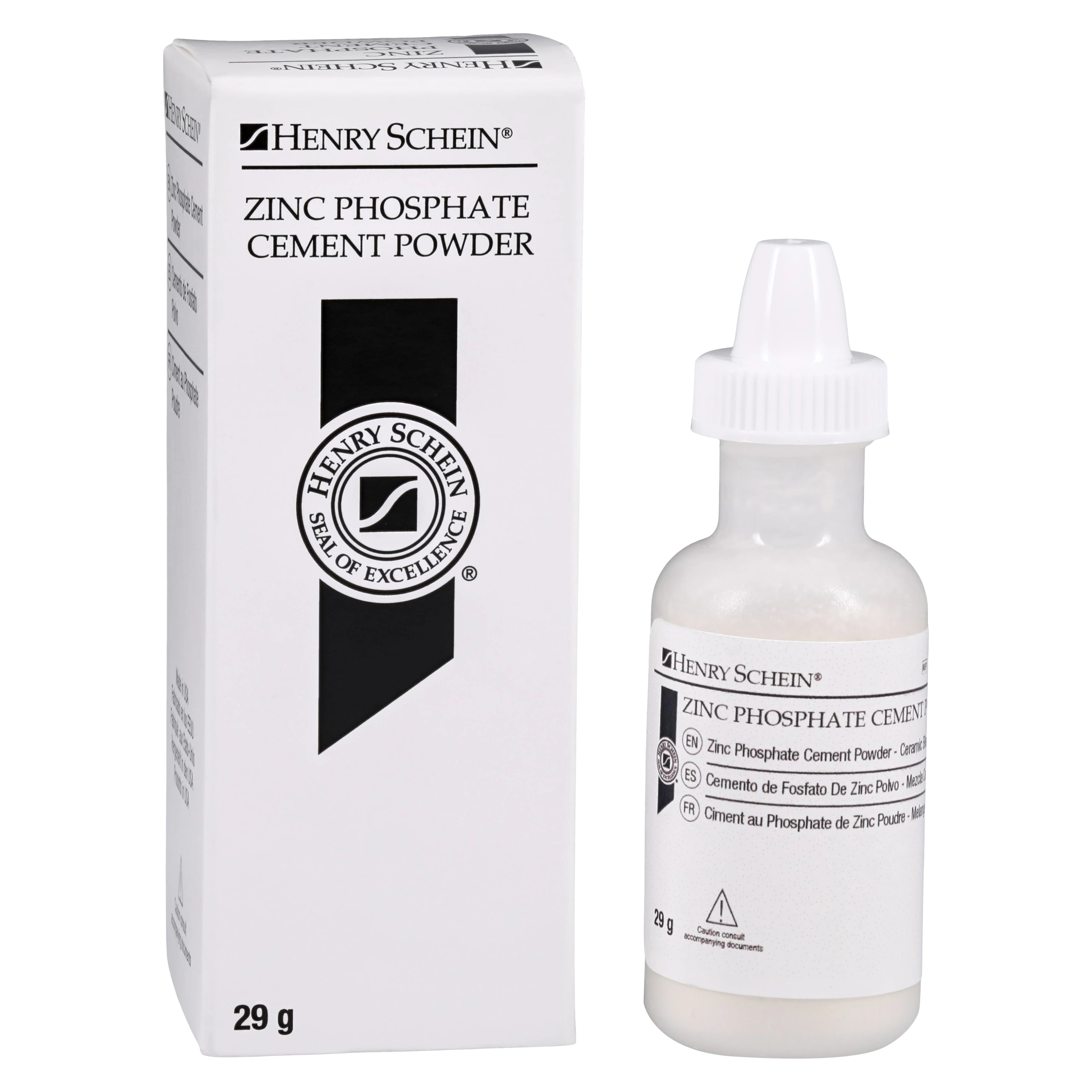 Henry Schein Zinc Phosphate Cement Powder, 29 g Bottle