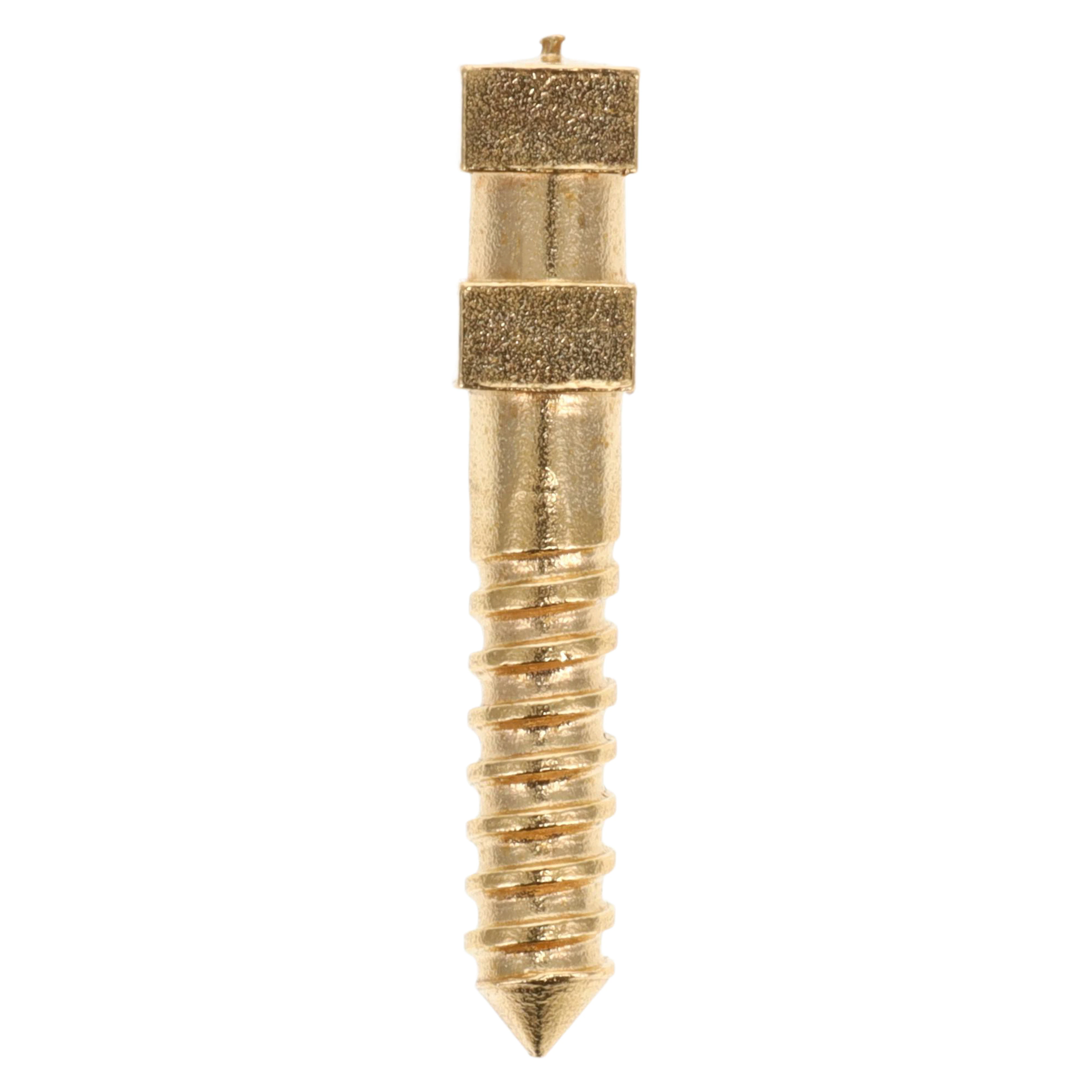 Compo-Post Gold Plated Screw Post Refill, Medium, 9.5 mm, 12/Box