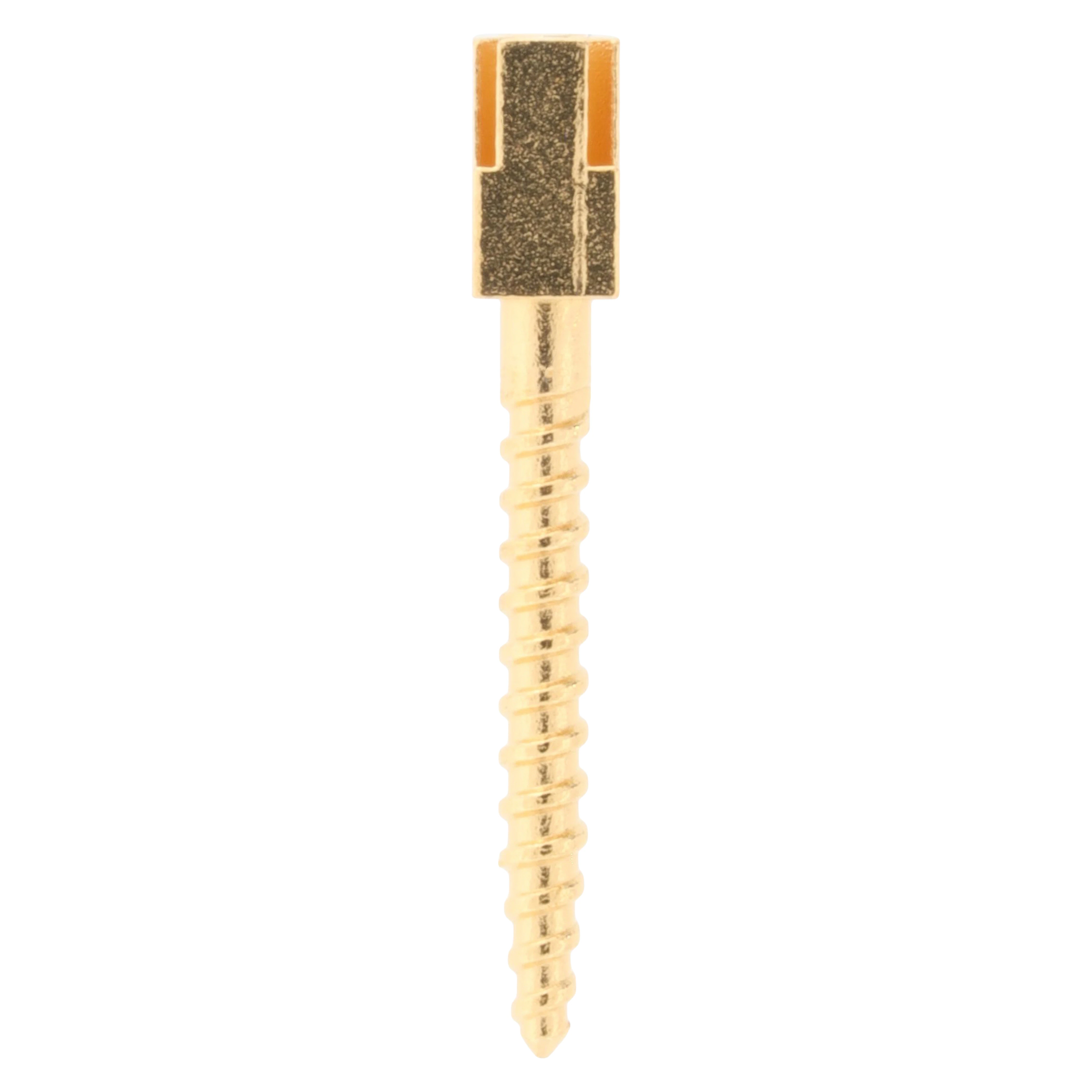 Henry Schein Gold-Plated Screw Posts, Long 12 mm, Refill, 12/Box