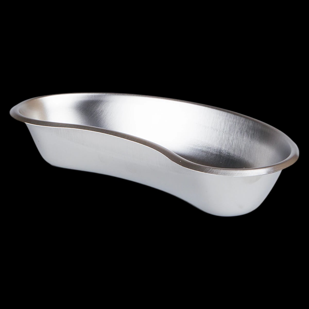 Medegen Emesis Basin, Kidney-Shaped, Stainless Steel, Silver, 56 oz