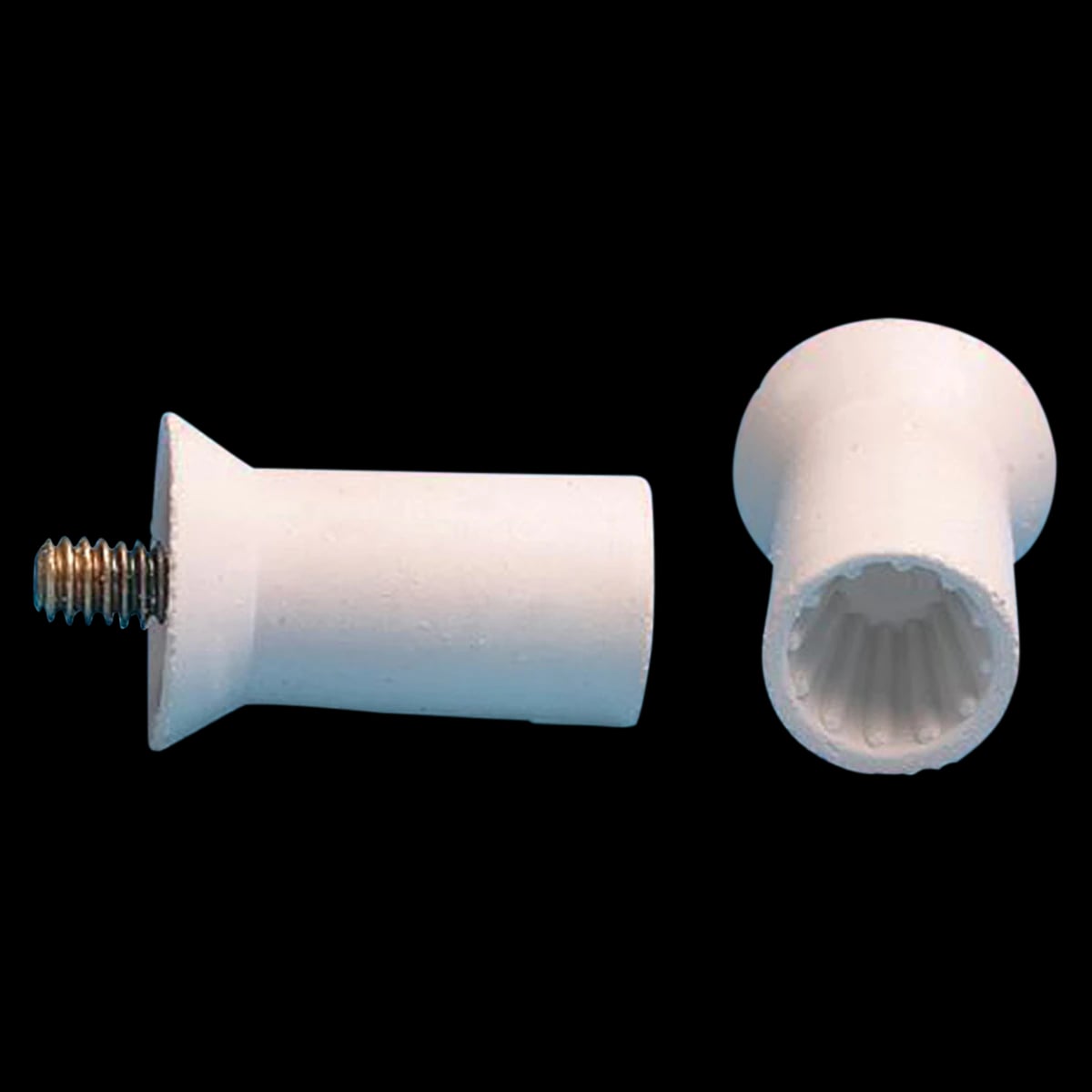Acclean Prophy Cups Ribbed Hard Screw Type, Midget, White, 36/Pk