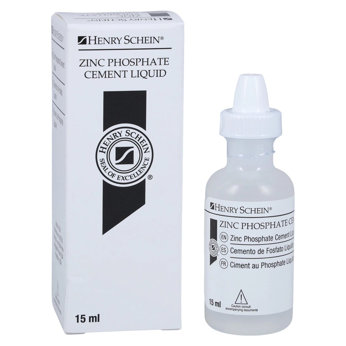 Henry Schein Zinc Phosphate Cement Liquid, 15 ml Bottle