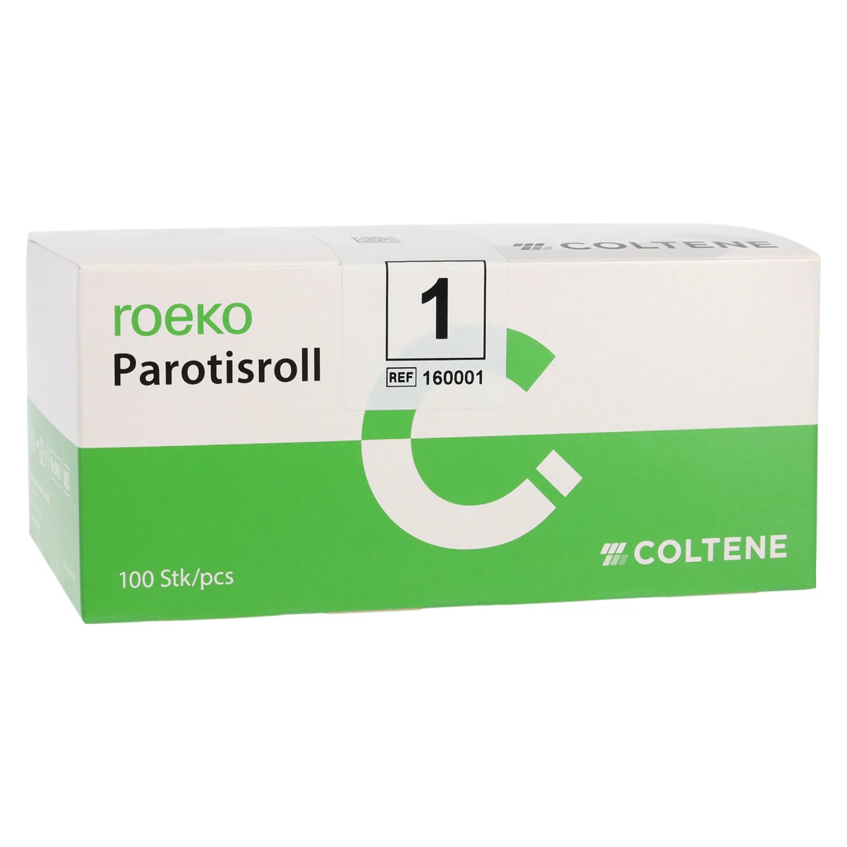 ROEKO Parotisroll #1 Dental Cotton Rolls, 9 mm x 80 mm, Non-Sterile, 100/Box, 160001