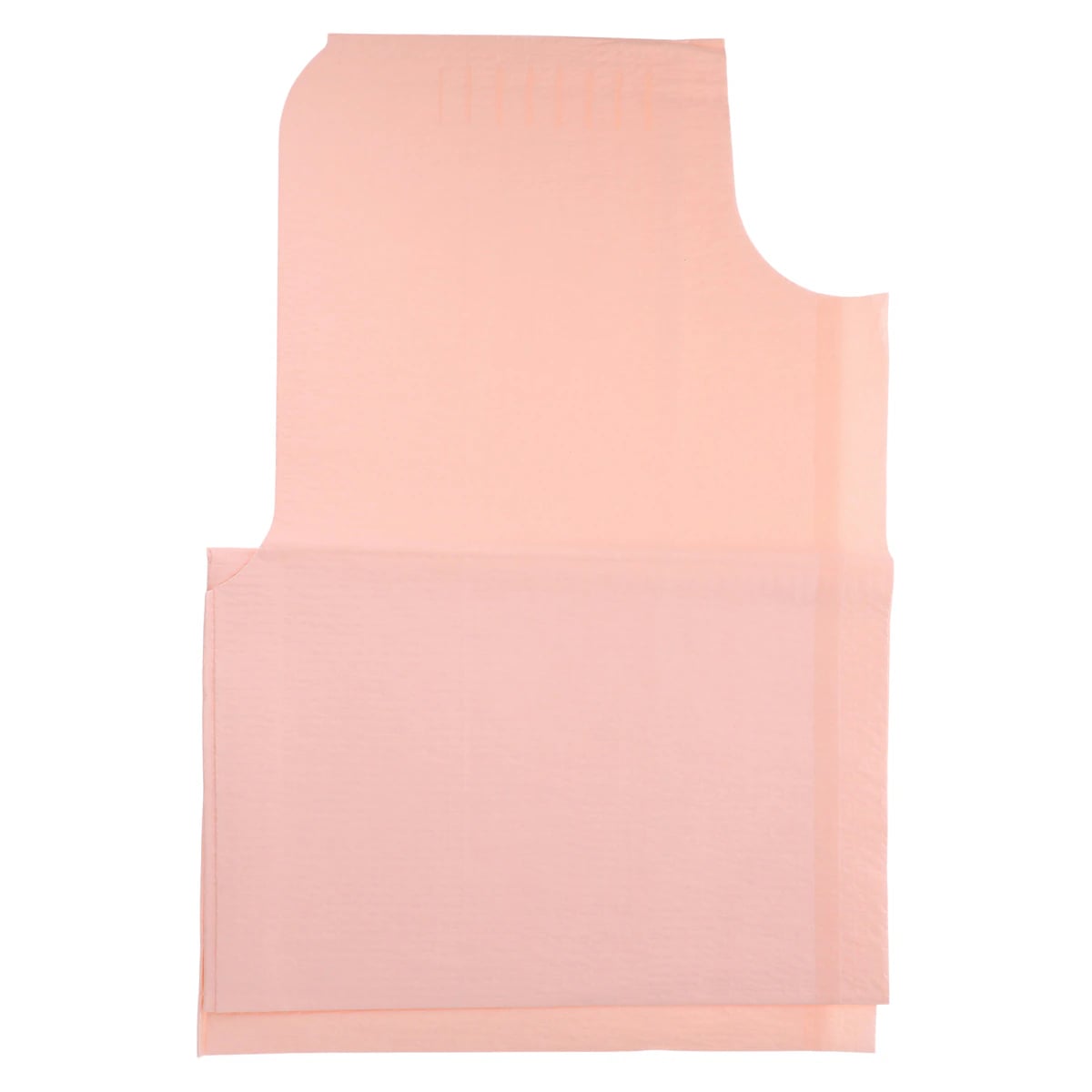 Henry Schein Deluxe Exam Gown, Peach, Medium/Large, 30 in x 42 in, Disposable, 50/Case