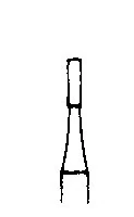 Steel Bur HP 558, Cylinder, 6/Pk