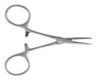 Hemostat Hartman Mosquito Hemostatic Forcep, Curved, 3-1/2", Each