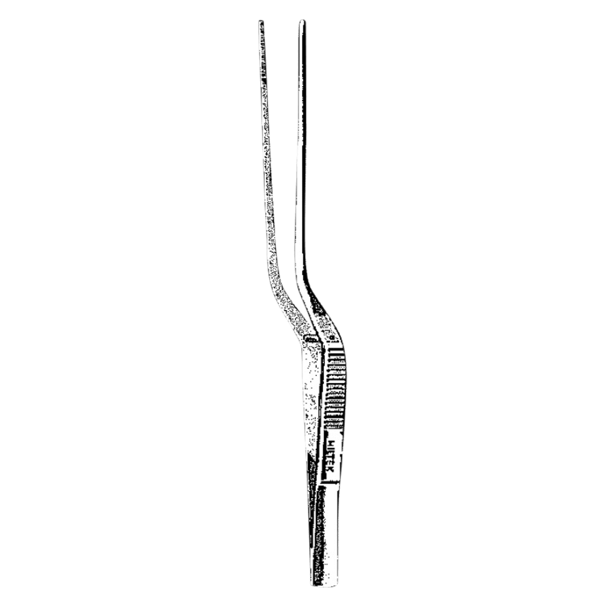 Miltex Gruenwald (Jansen) Bayonet Dressing Forceps, 6-1/2", Stainless Steel, Autoclavable