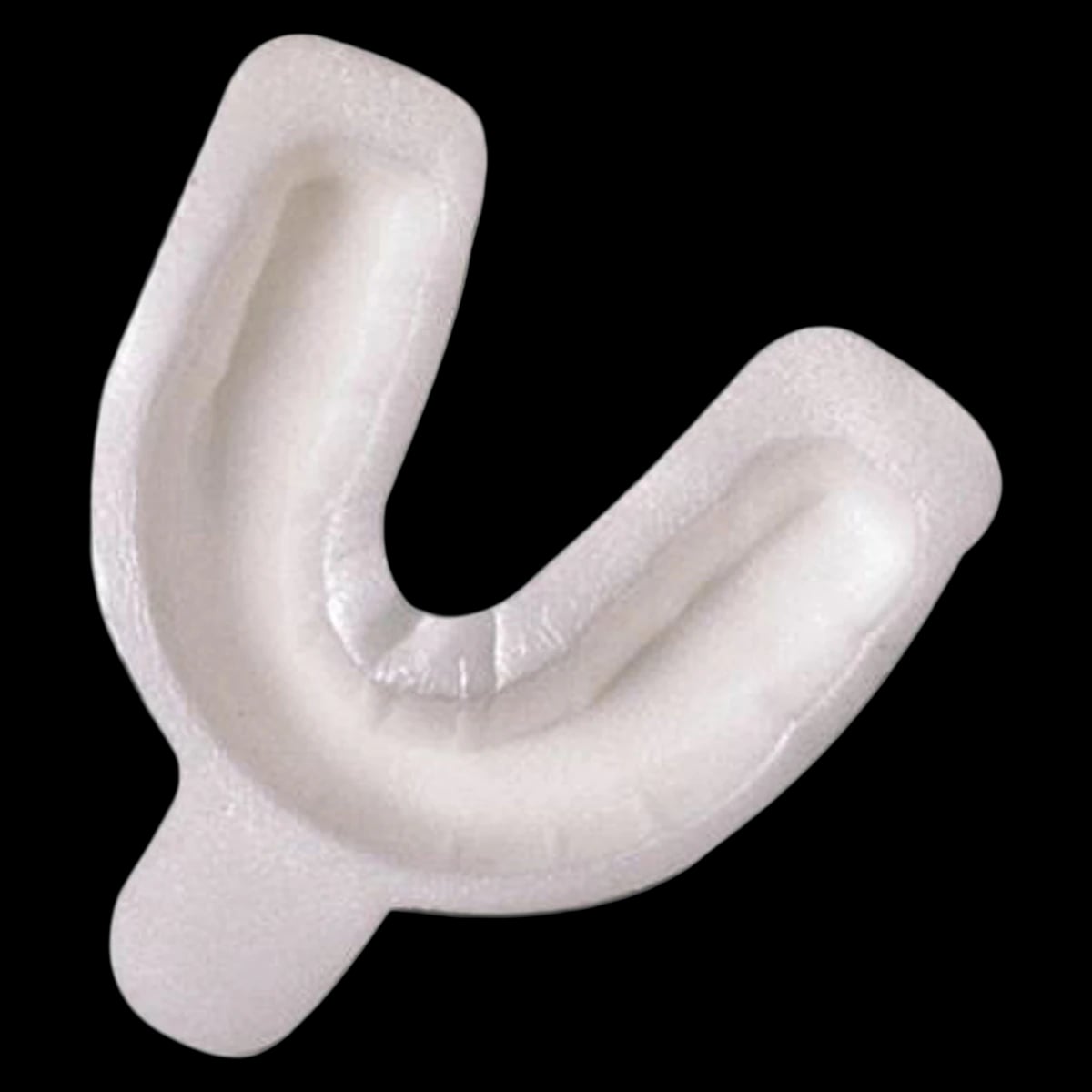 Acclean Single Arch Fluoride Trays, Foam, Medium, White, With Handle, Disposable, 100/Pk
