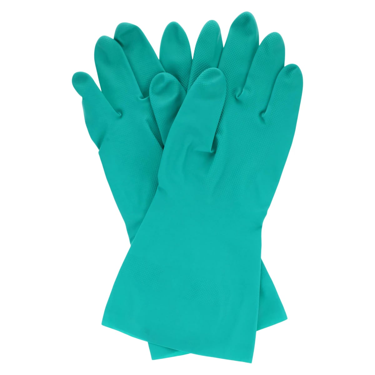 Best Manufacturing Group Nitrile Utility Gloves, Powder Free, Large, Green, 3 Pair/Package