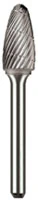 HSI Taper Regular Cut Lathe Carbide Burs, Laboratory, 1/4" Shaft, Each
