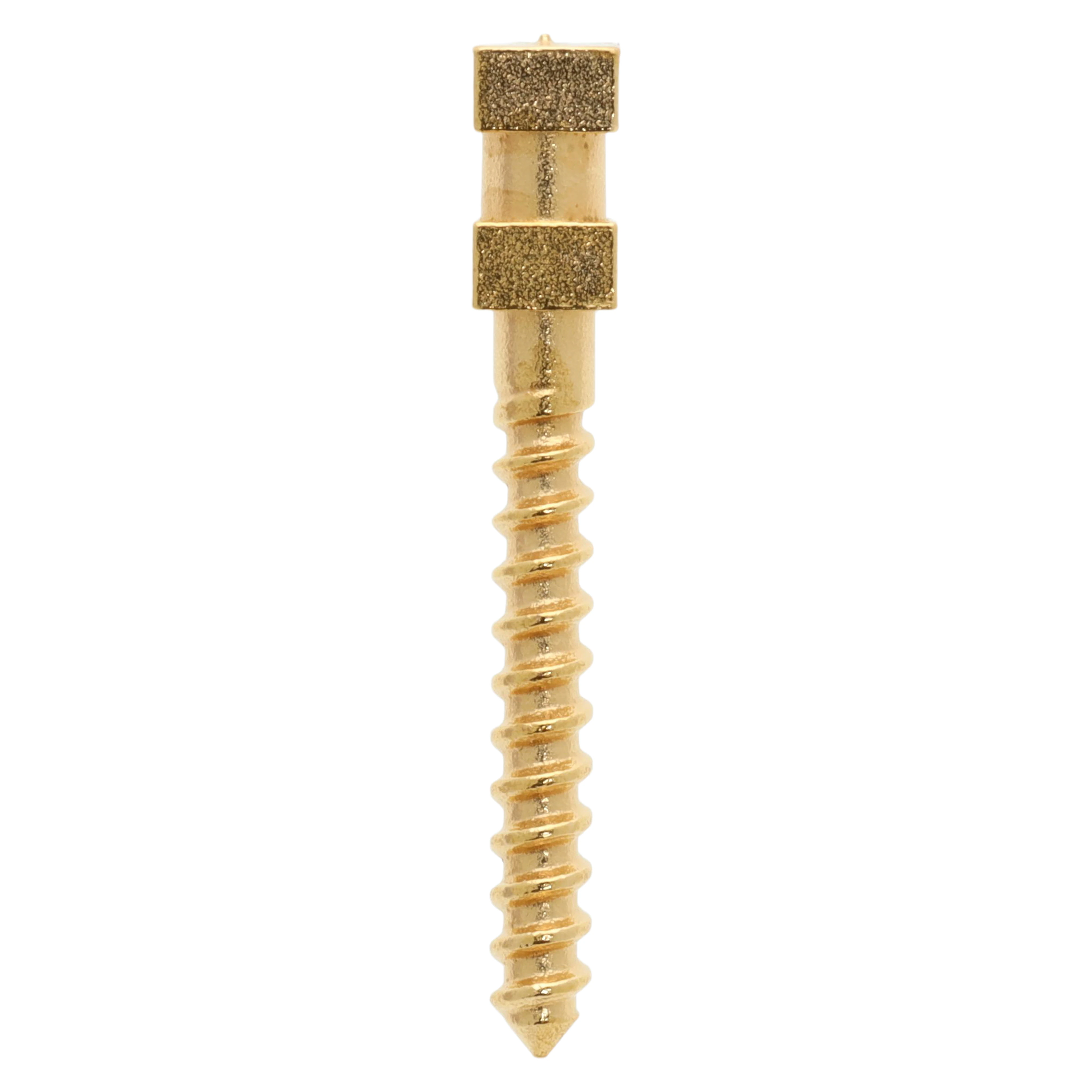 Compo-Post Screw Posts, Gold Plated, Long 12 mm, Refill, 12/Box