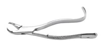 Extracting Forceps #16 SG, 1st and 2nd Molar Lower Universal, Serrated, Stainless Steel, Each