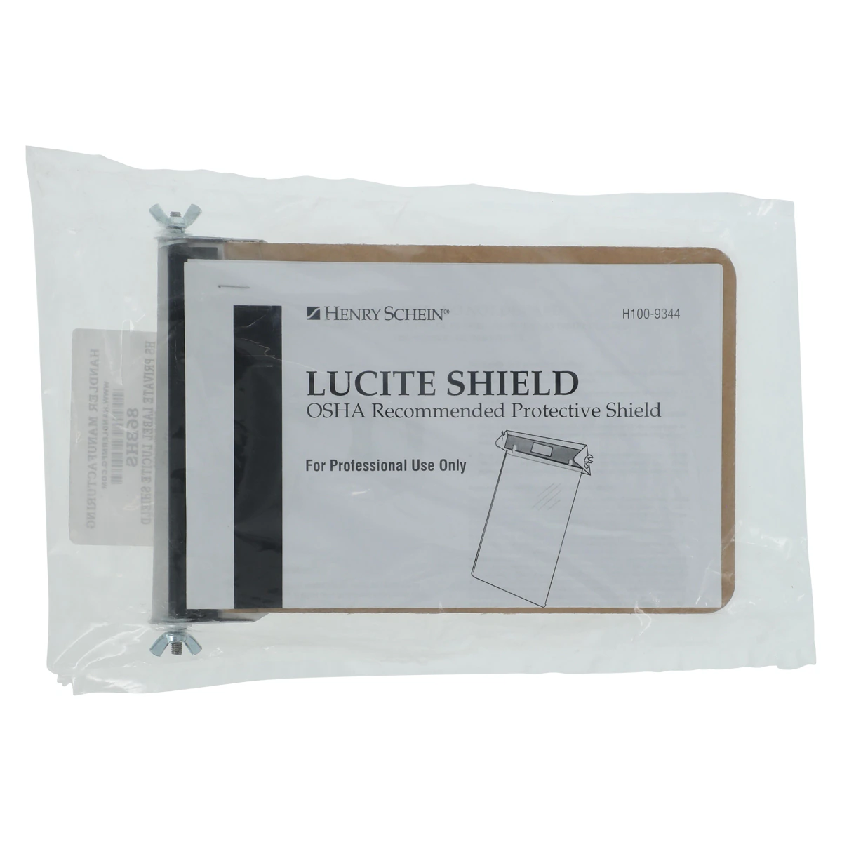 Lucite Shield For Splash Hood, Shield Only