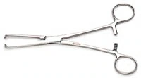 Tissue Forcep Allis 5x6 Teeth, 7.5 in, Non-Cutting Stainless Steel, Each