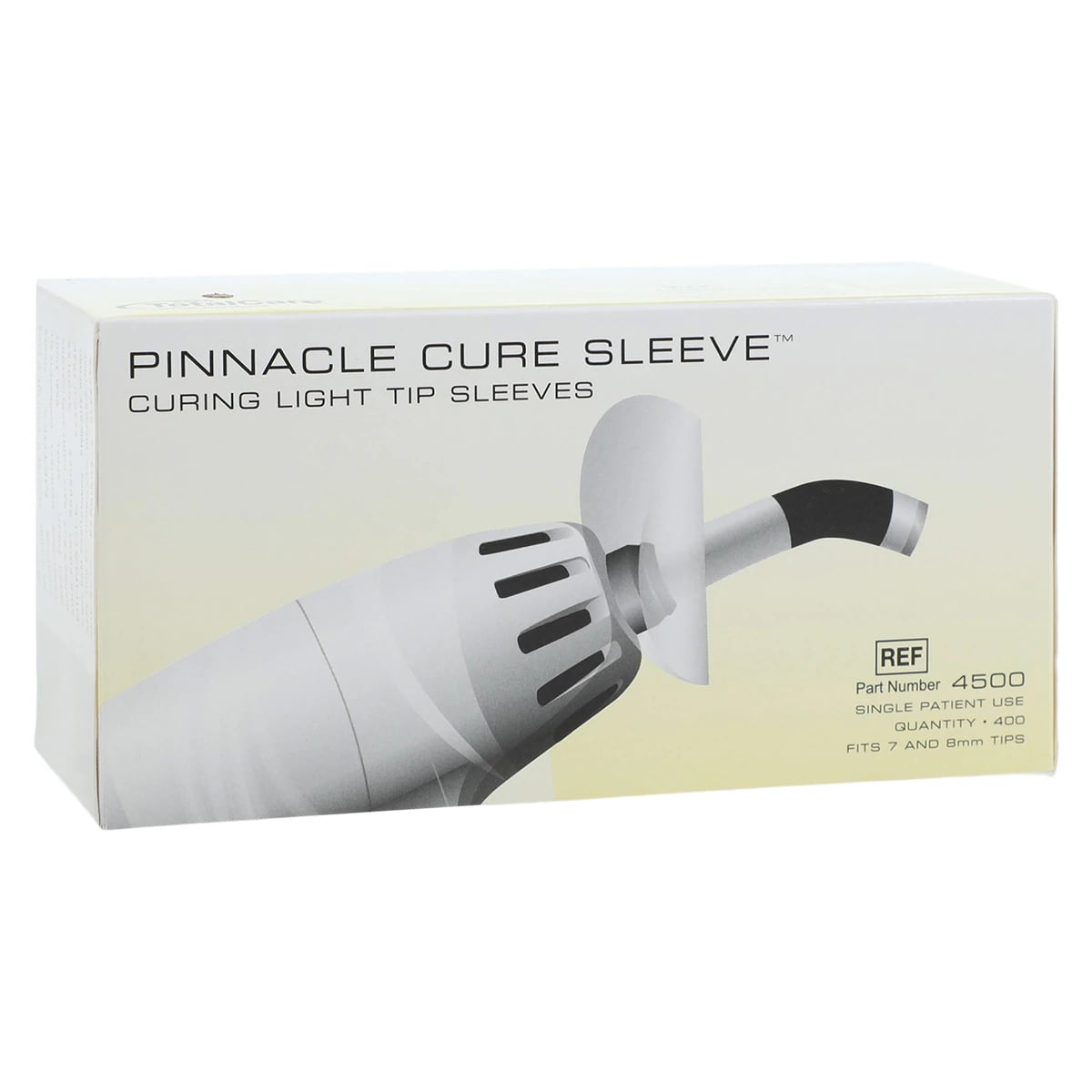 Kerr TotalCare Cure Sleeve Tip Covers, Fits 7 mm and 8 mm Curing Light Tips, 400/Box, Model 4500