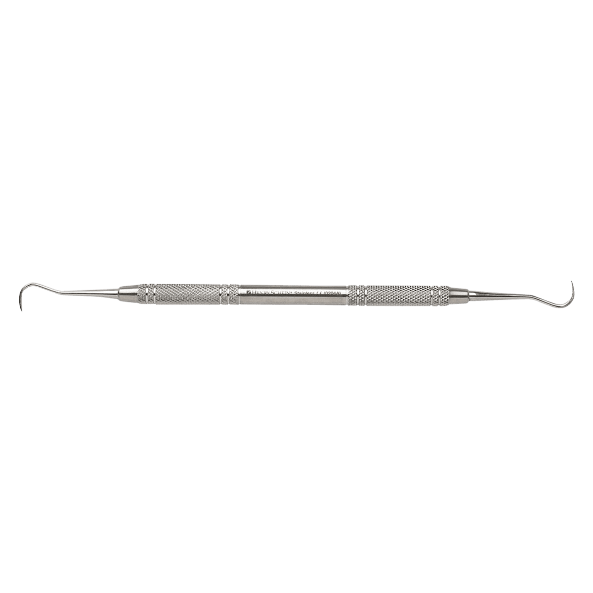 Henry Schein S6/S7 Double-Ended Scaler, Stainless Steel Solid Handle, 6.5 mm Diameter, Each