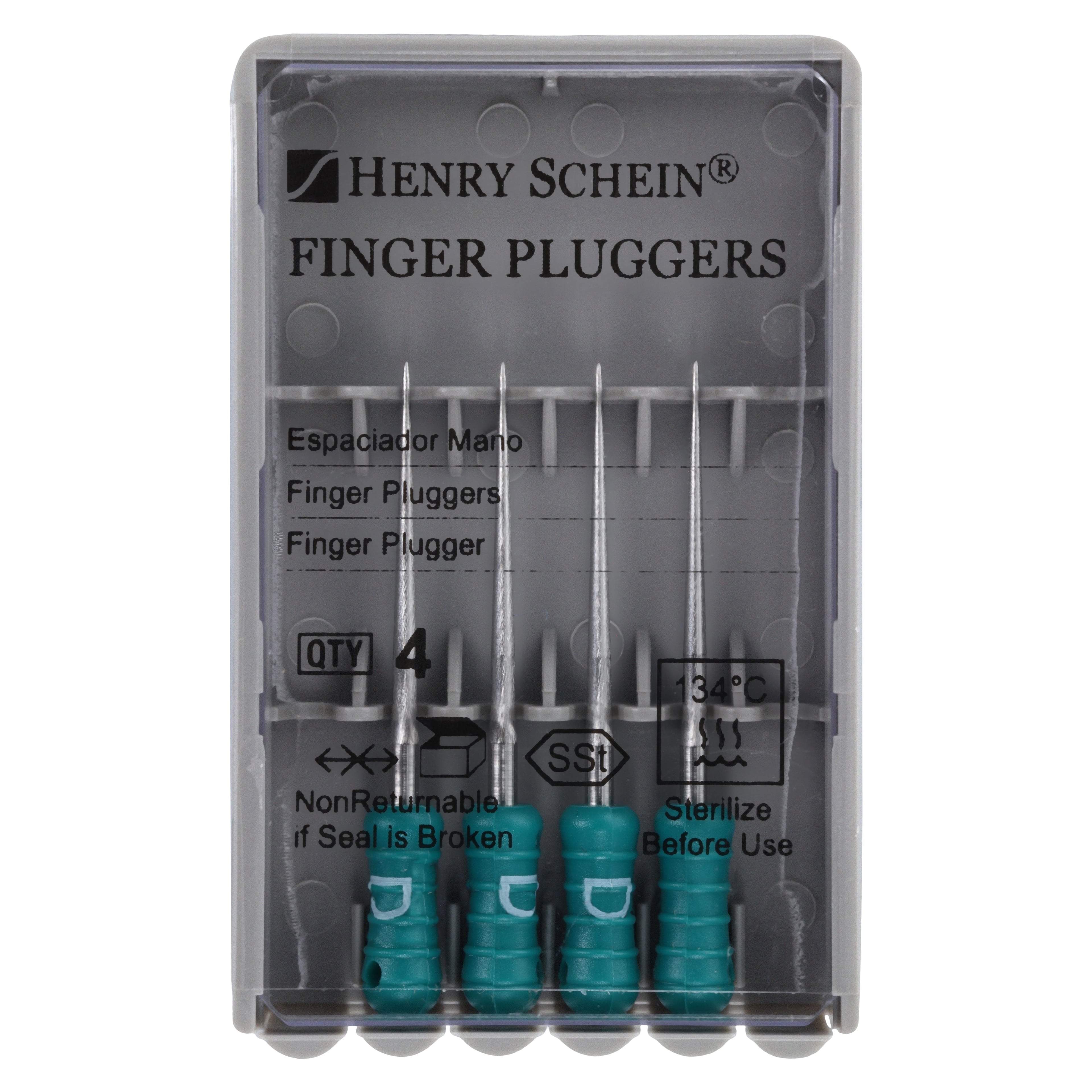 Luks Finger Plugger, 21mm, Green, Color Coded, 4/Pk