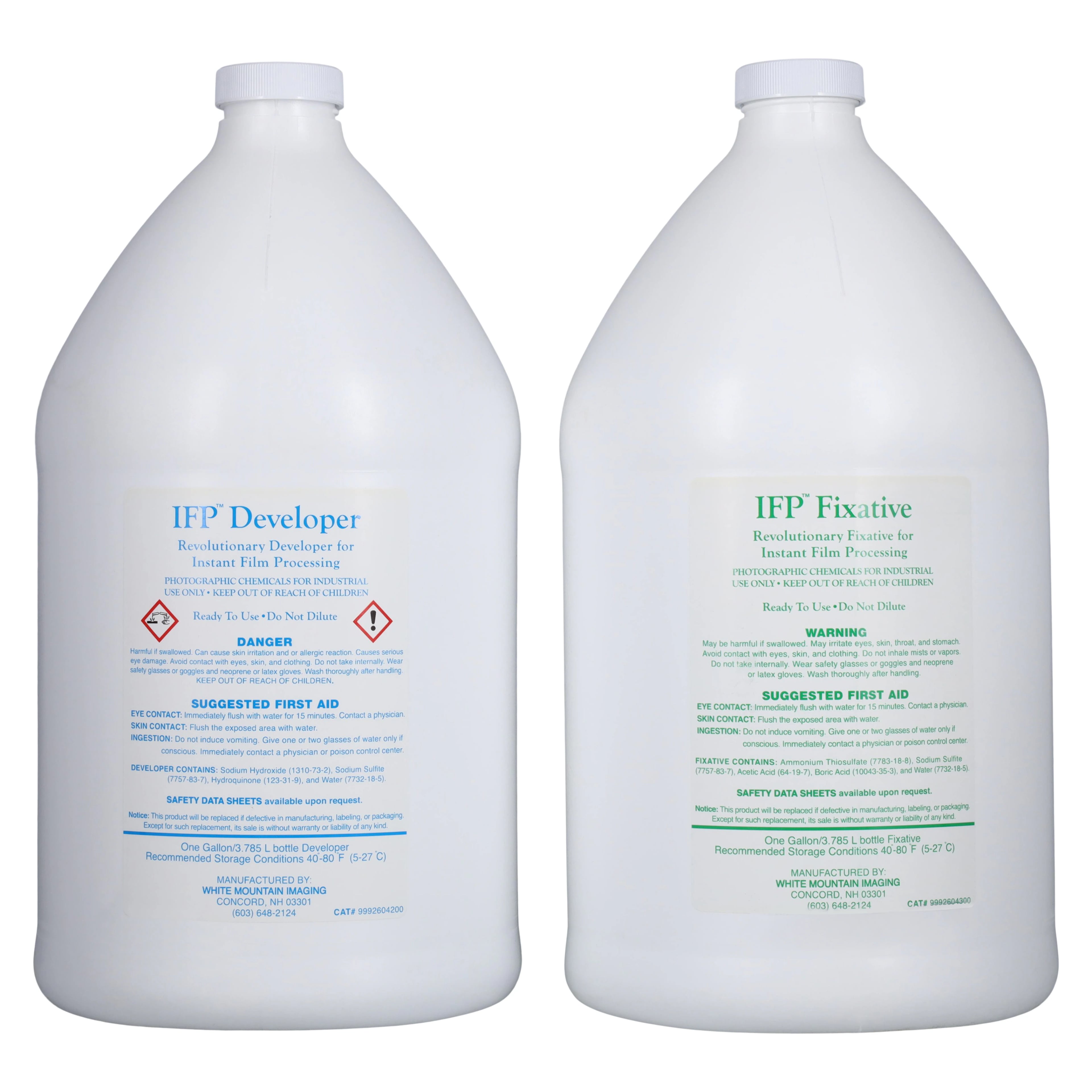 Dent-X IFP Developer & Fixer, 2 Gallon Each, 4/Case, 9992604100