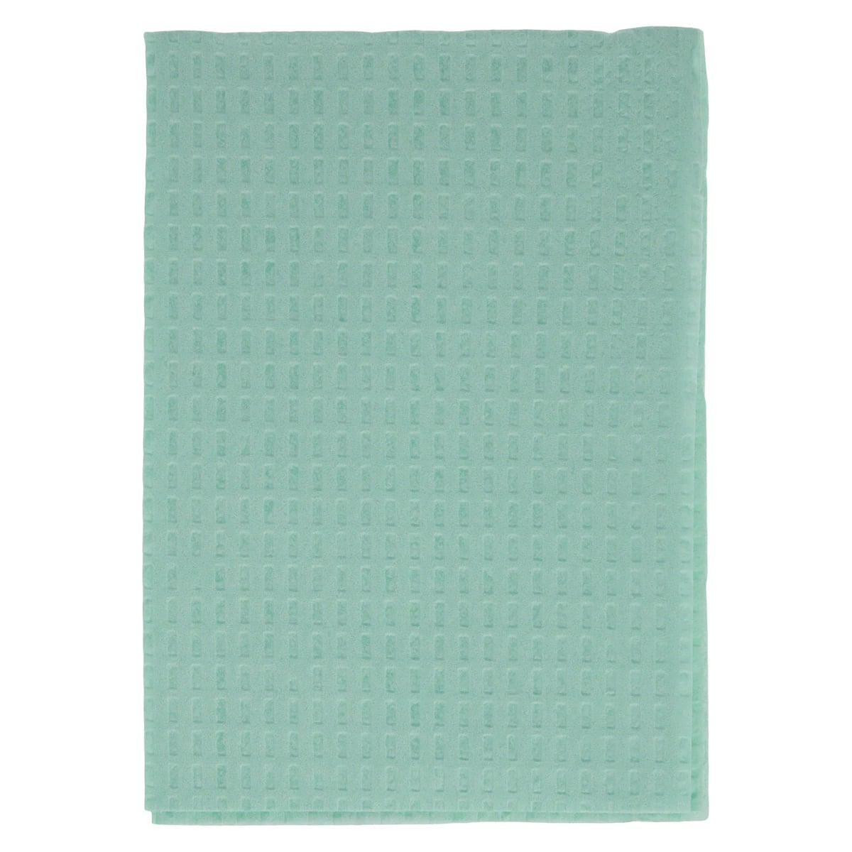 Tidi Products Choice Patient Bib, 2-Ply Tissue with Poly-Back, Waffle-Embossed, 13" x 18", Green, 500/Case, 917462