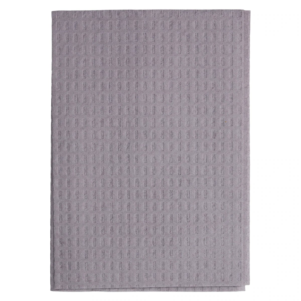 Tidi Choice Poly-Back Patient Bibs, 2-Ply Tissue, Waffle-Embossed, 13" x 18", Gray, 500/Case, 917465