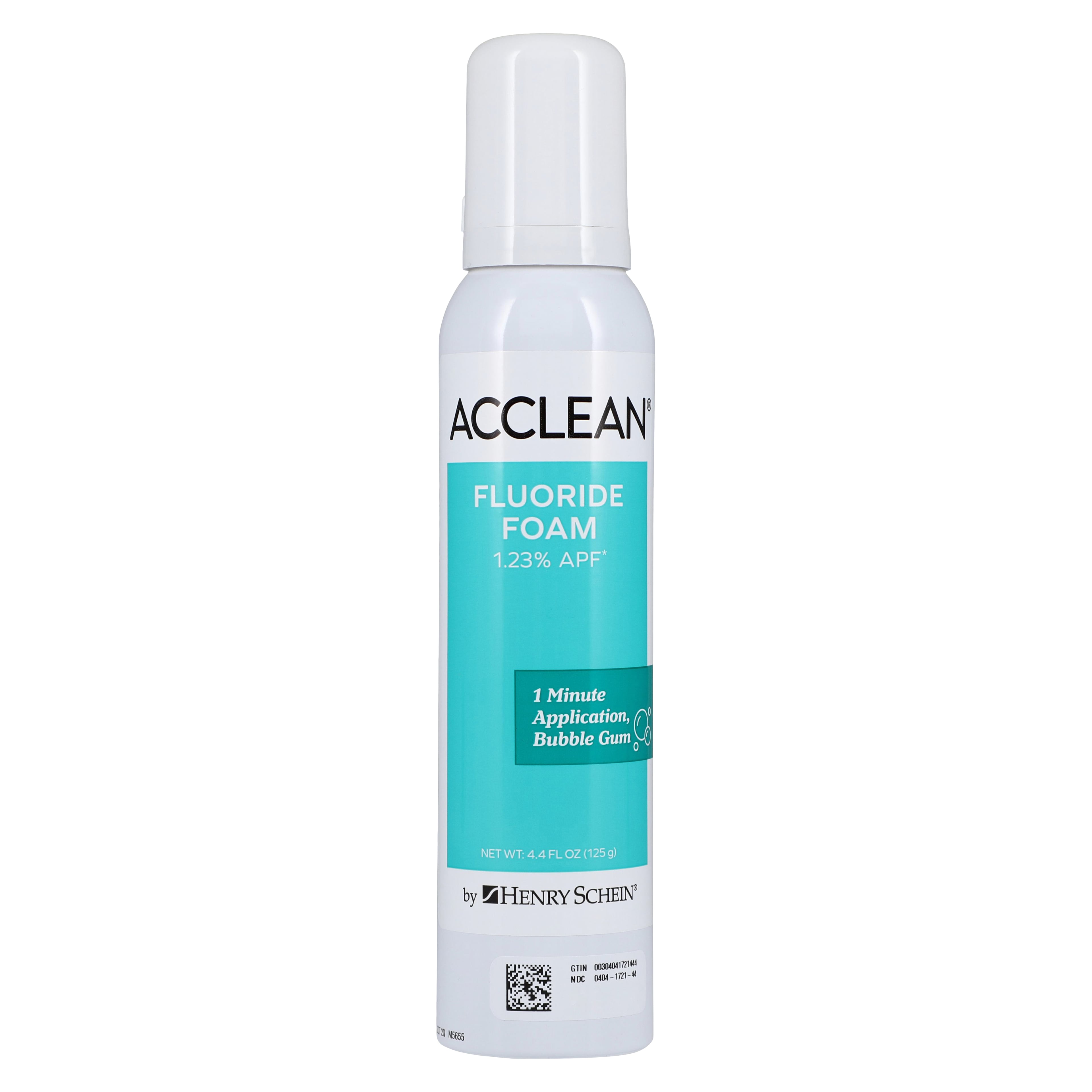 Acclean Fluoride Foam 1.23% APF, Bubblegum Flavor, 4.4 oz/Bottle