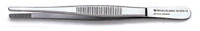 Henry Schein Dressing Forcep Serrated, 5-1/2", Stainless Steel, Autoclavable, Each
