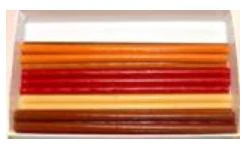 D-R Miner Dental Sticky Wax Sticks, Extra Hard, Brown, 56/Box