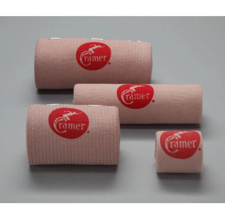 Wrap Elast Deluxe Woven Elastic Bandage, 6" x 10 yd, Tan, Non-Sterile, 6/Box