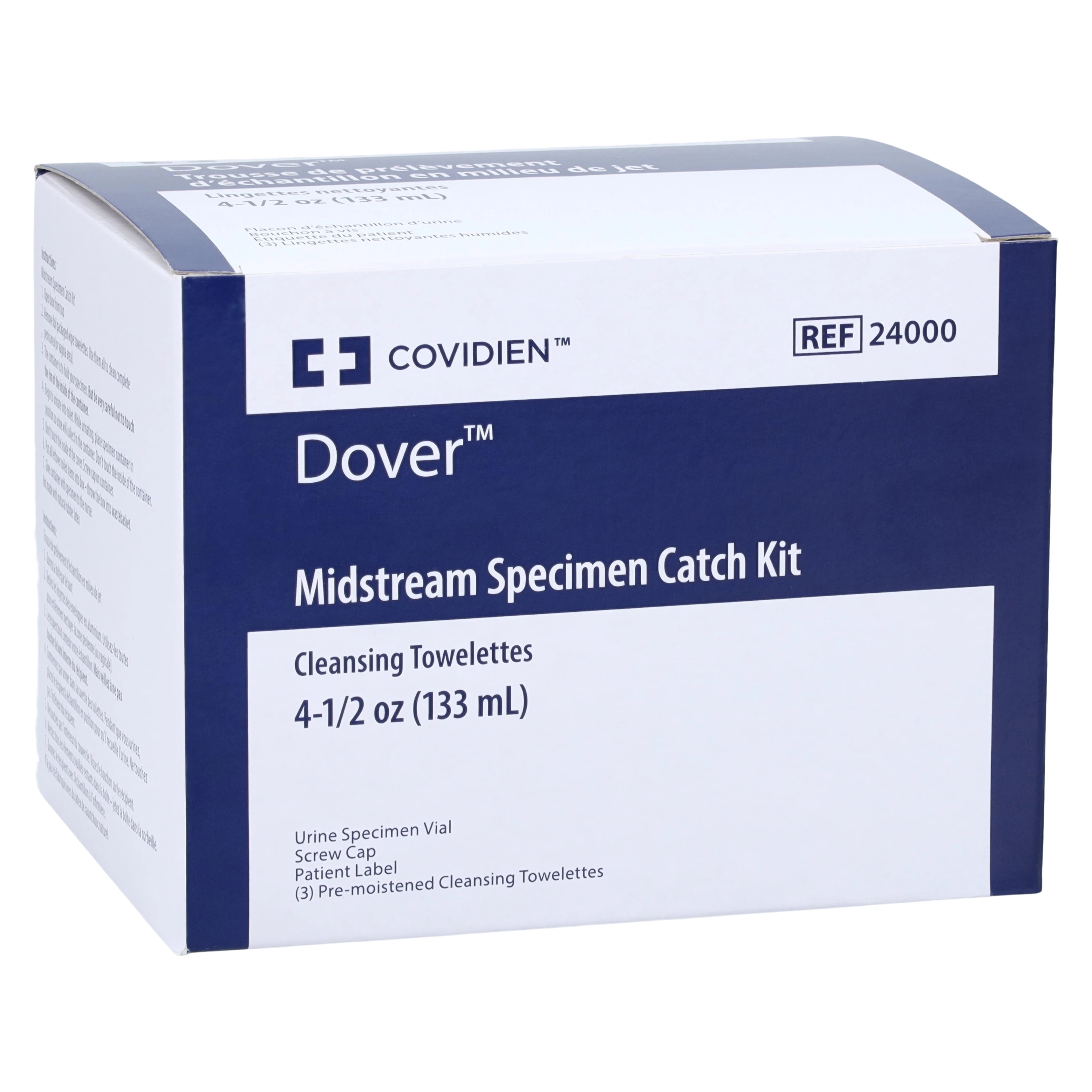 Cardinal Health Midstream Collection Kit, 4.5 oz, Sterile, Translucent, 50/Case